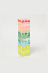 Ombre Lucite Jumbling Tower