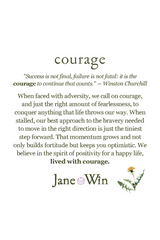 COURAGE JW Original Pendant Coin Necklace