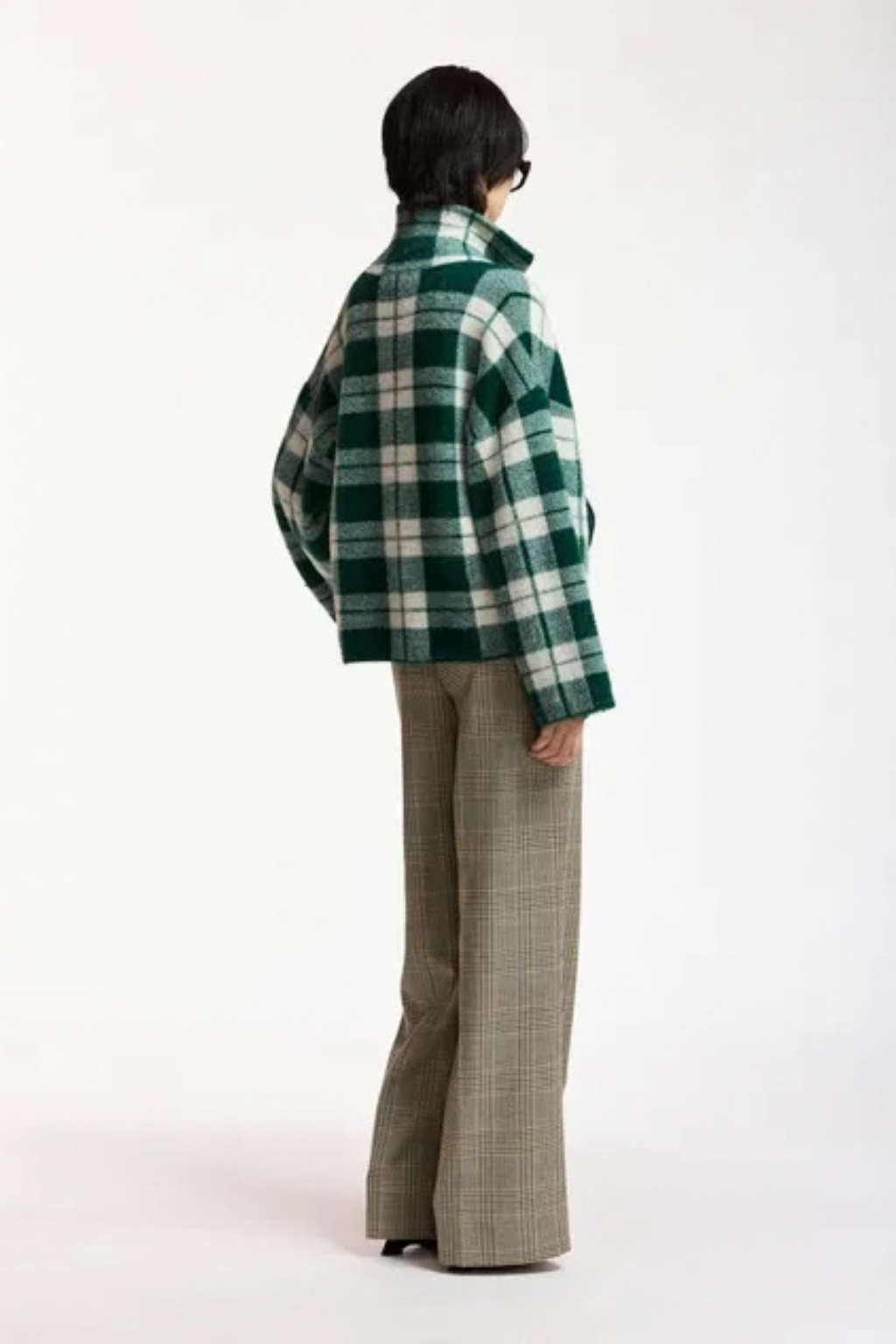 Karreau Check Cardigan