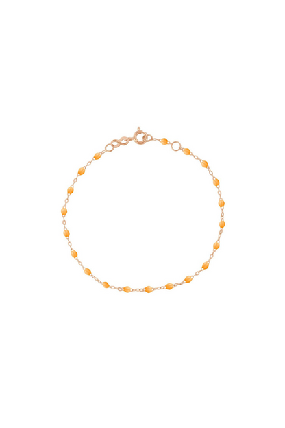 Classic Gigi Rose Gold 6'7" Bracelet - Mandarine