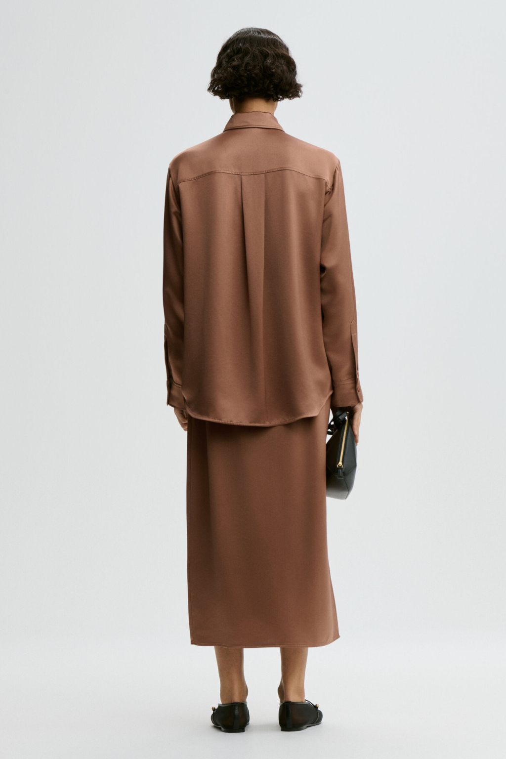 Pacia Satin Maxi Skirt