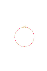 Classic Gigi Yellow Gold 6'7" Bracelet - Pink