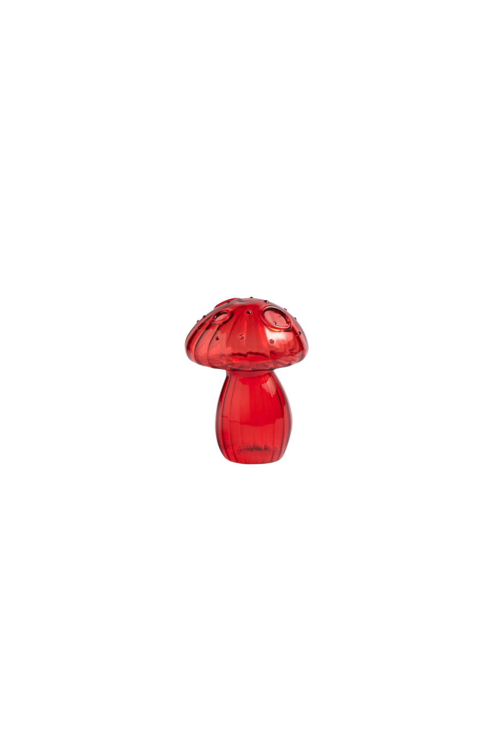 Mini Glass Mushroom Bud Vase