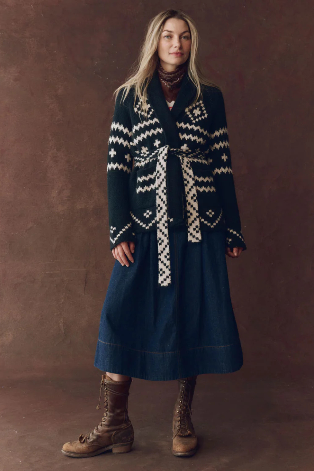 The Reversible Shepherd Cardigan.