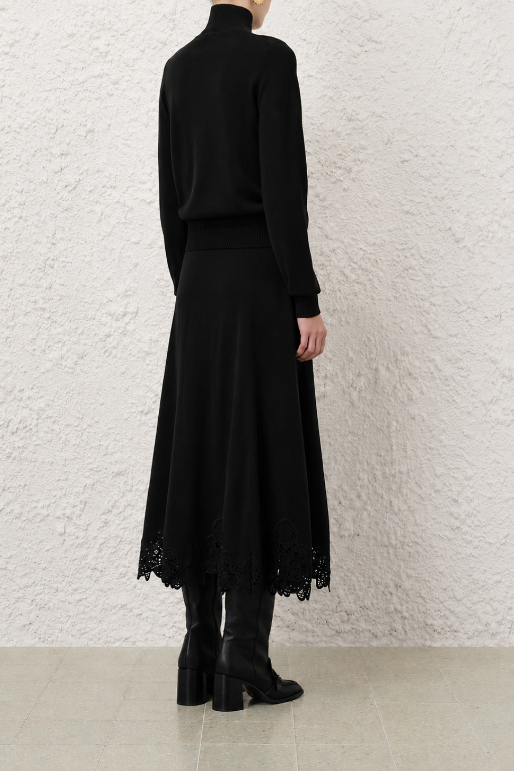 Valiant Merino Lace Skirt