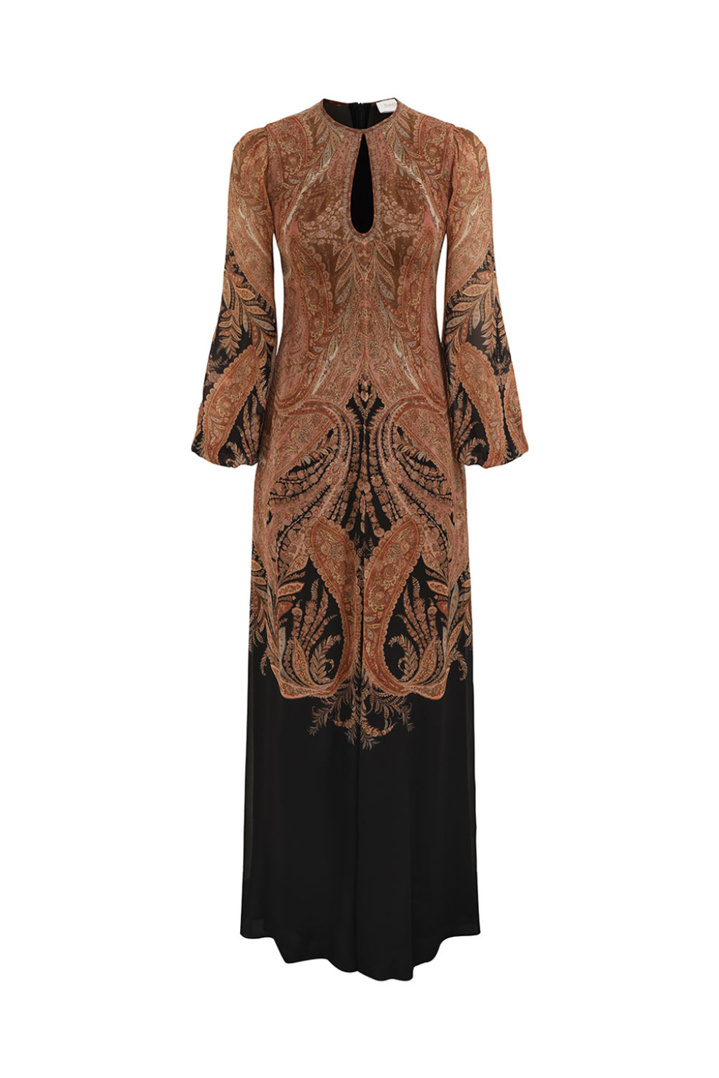 Hypnotic Caped Maxi Dress