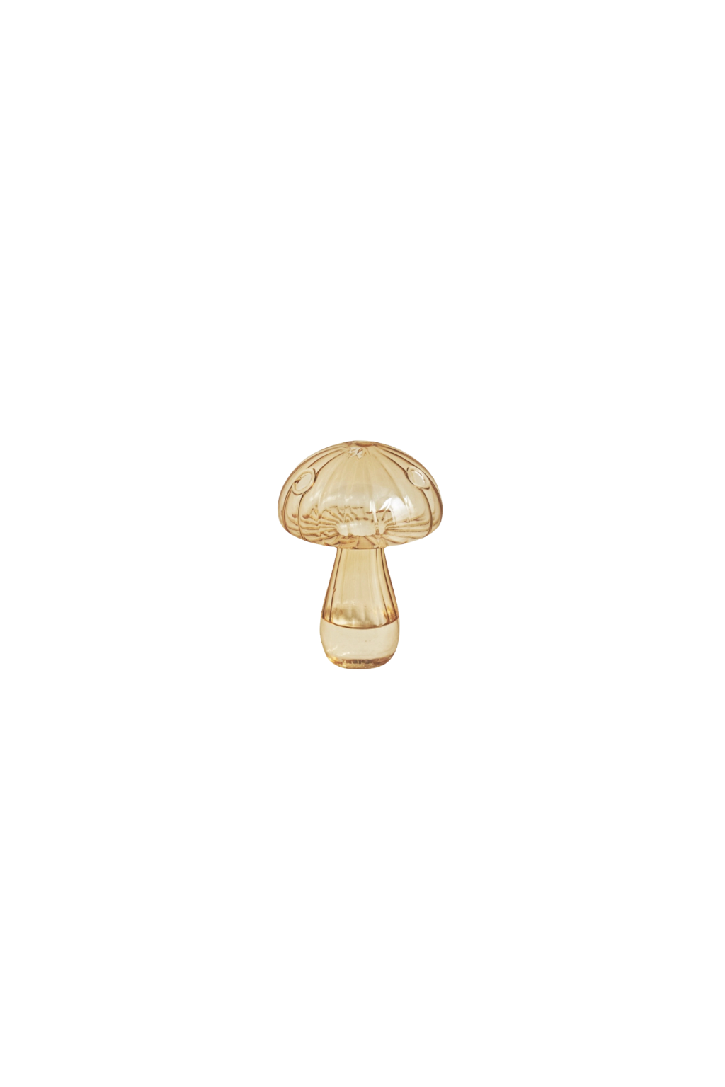 Mini Glass Mushroom Bud Vase