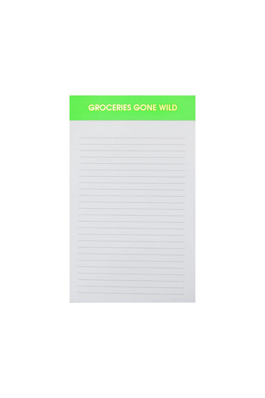 Groceries Gone Wild Notepad