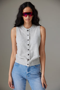 Stevie Button Up Tank (also avail in BLACK)