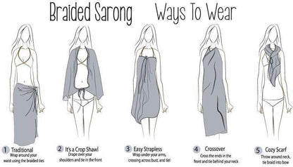 Braided Sarong Multi Wear Coverup