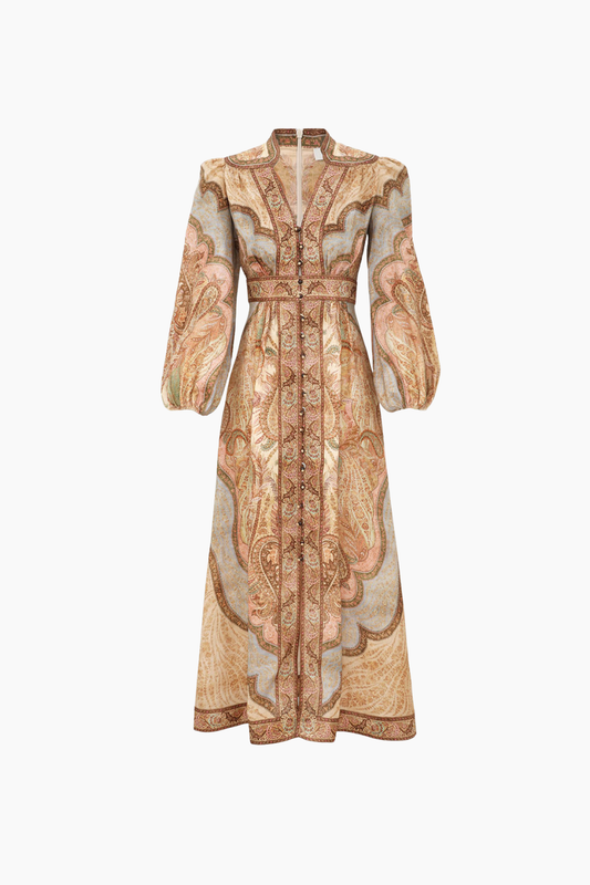 Wanderlust Plunge Midi Dress