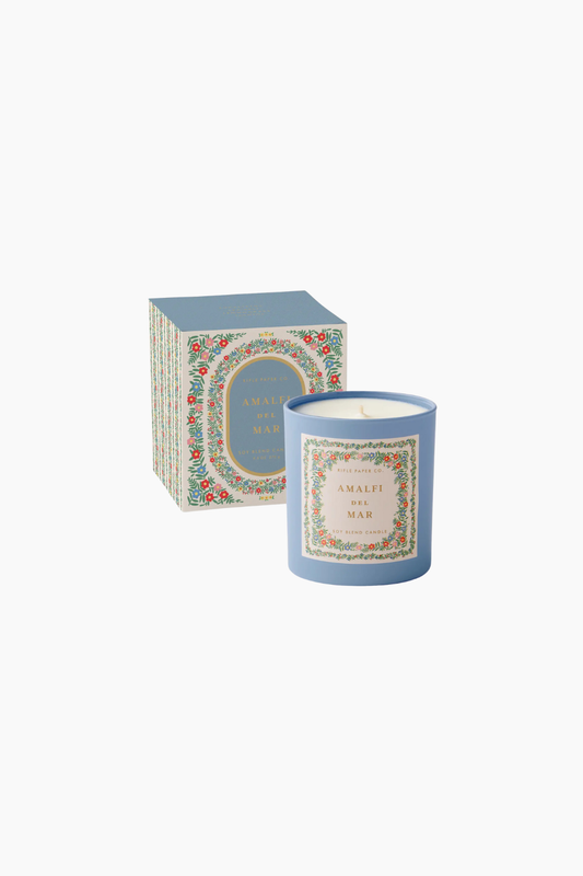 Rosette Amalfi Del Mar Glass Candle