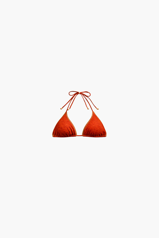Cabana Cowgirl Luxe Stitch Seamless Triangle Top