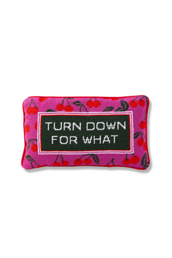 Turn Down Needlepoint Pillow