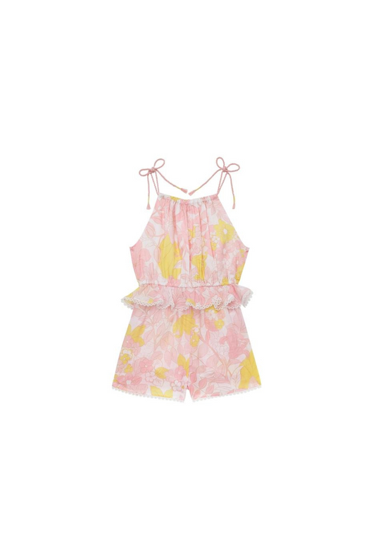 Kids Pop Tie Playsuit