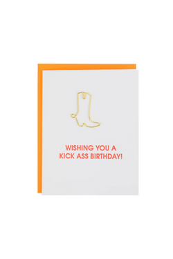 Wishing You a Kick Ass Birthday Card