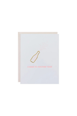 Cheers To Another Year Card