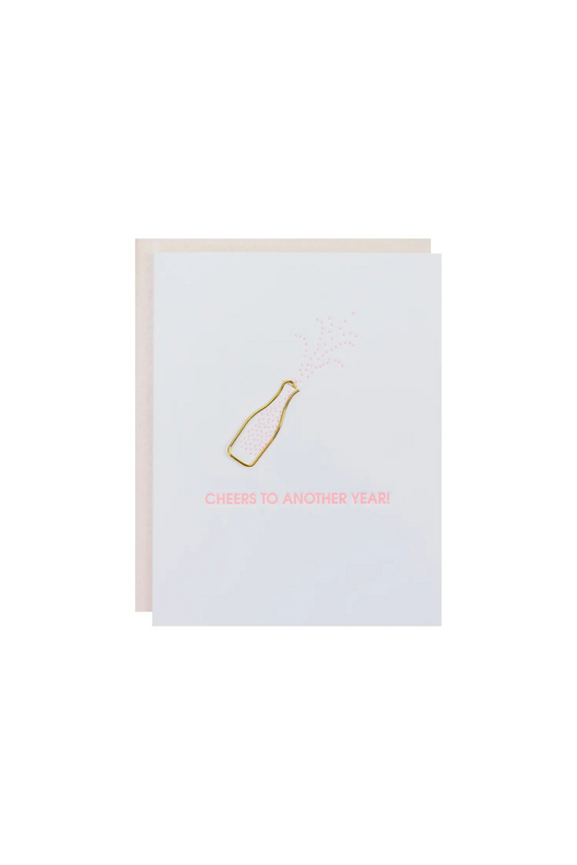 Cheers To Another Year Card