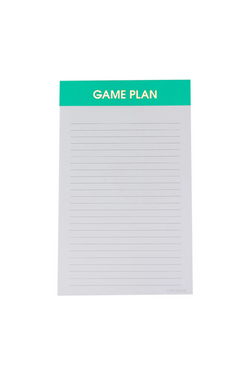 Game Plan Notepad