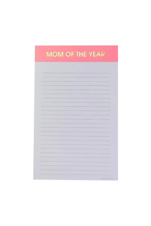 Mom of the Year Notepad