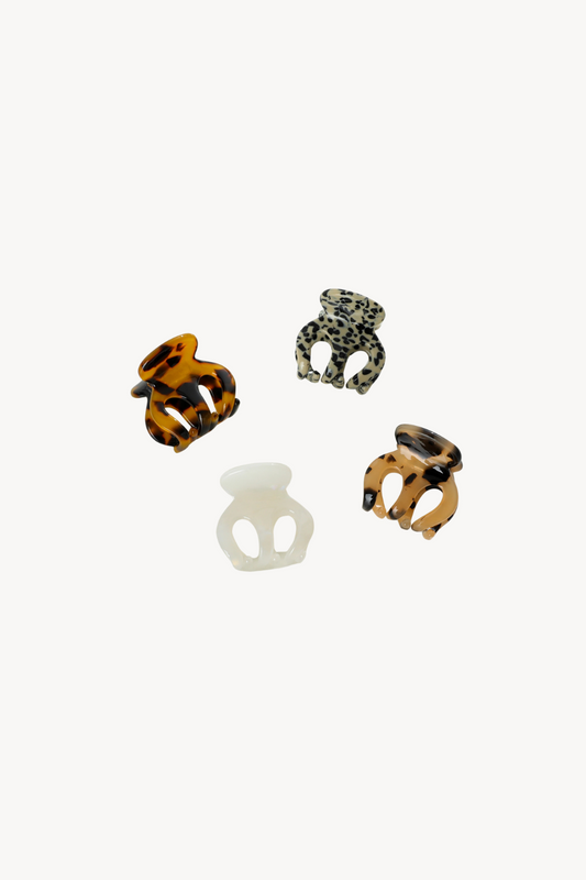 Amber Mini Classic Octopus Claw Clip