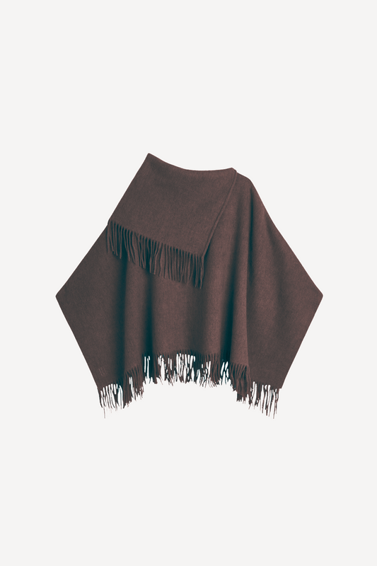 Turtma Wool Poncho