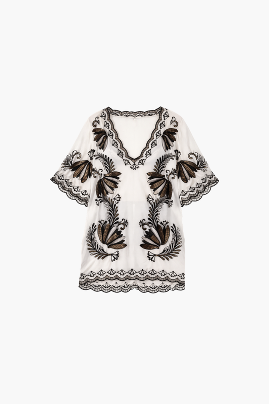 Copacabana Beach Fishnet Dress