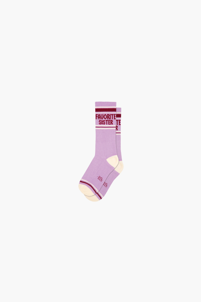 Favorite Sister Gym Crew Socks
