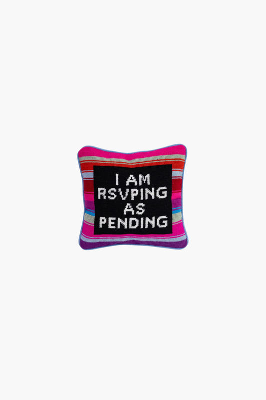 RSVP Needlepoint Pillow