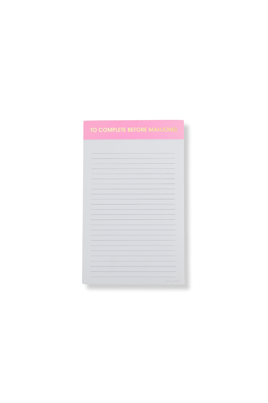 To Complete Before Mahjong Notepad